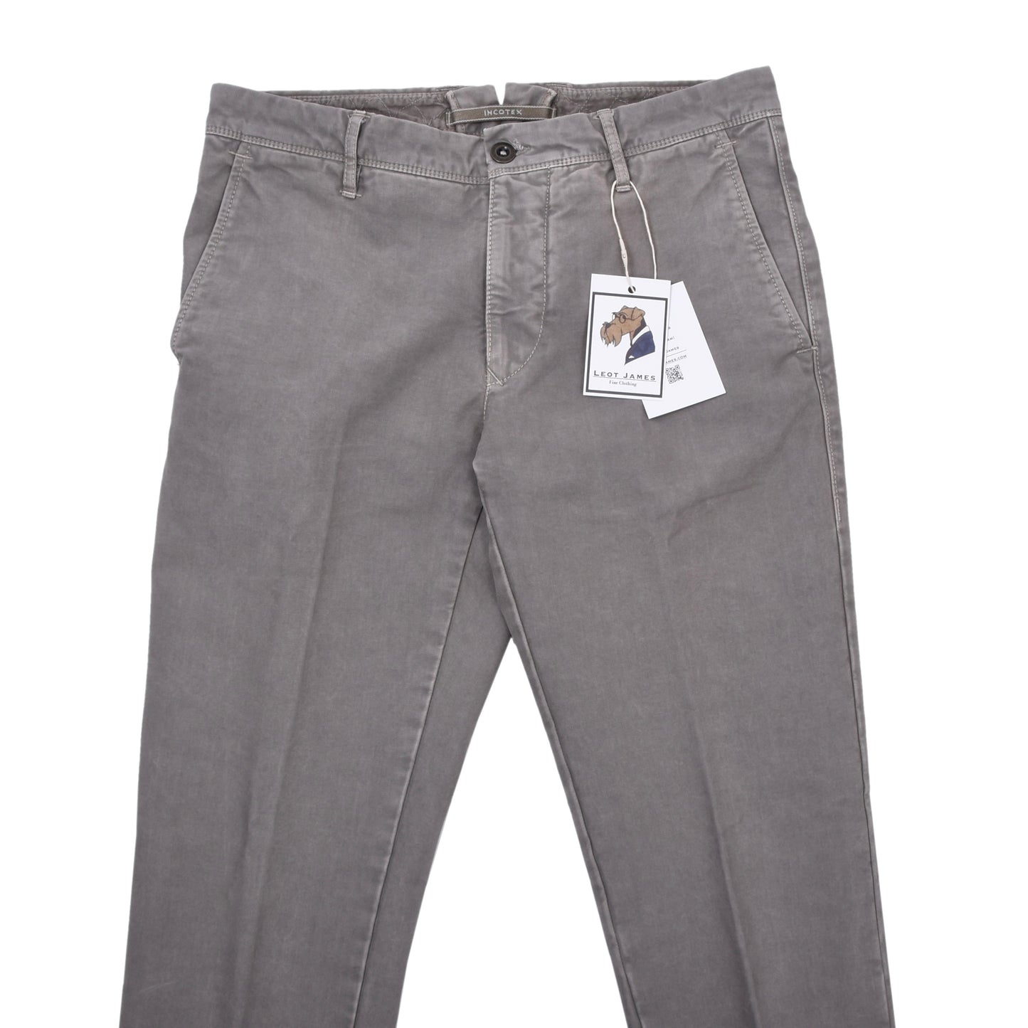 Incotex Hose/Chinos, Größe W31, Slim Fit, ca. 40 cm - Grau