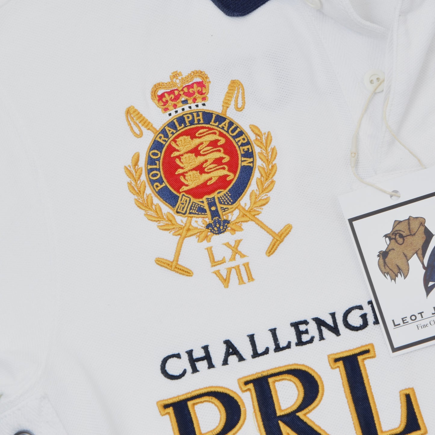 Polo Ralph Lauren Club Challenge Cup Polo Shirt Chest ca. 48cm - White