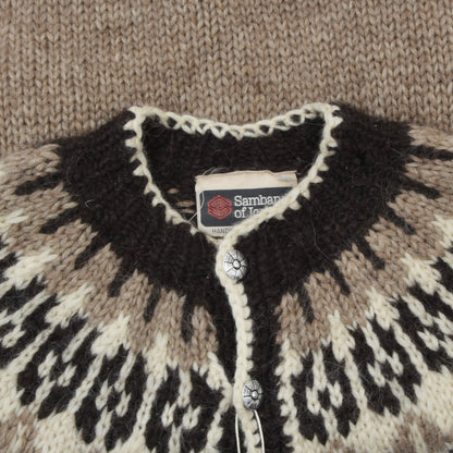 Samband of Iceland Wool Cardigan Sweater Size L