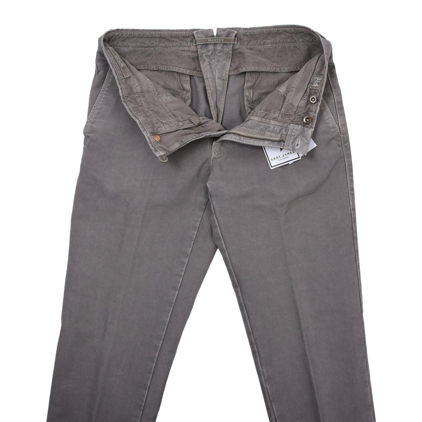 Incotex Hose/Chinos, Größe W31, Slim Fit, ca. 40 cm - Grau