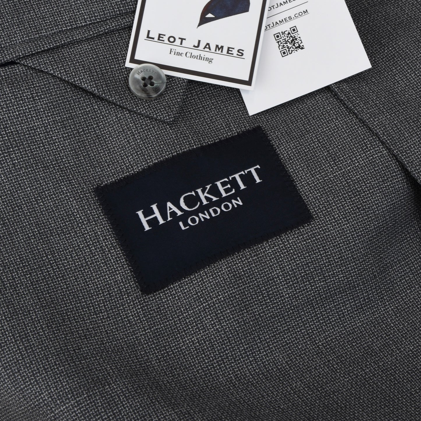 Hackett London Wool Jacket Size 40R/50 - Grey