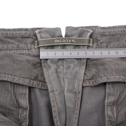 Incotex Hose/Chinos, Größe W31, Slim Fit, ca. 40 cm - Grau