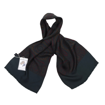 Vivax Ancient Madder Silk Dress Scarf ca. 126cm - Starburst