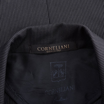 Corneliani 100% Wolle 18,25 Mikron Anzug Größe 48 Brust ca. 50,5cm - Nadelstreifen