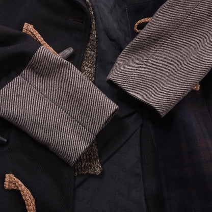 Desigual Wool Duffle Coat/Jacket Size 50 ca. 55.5cm - Patchwork