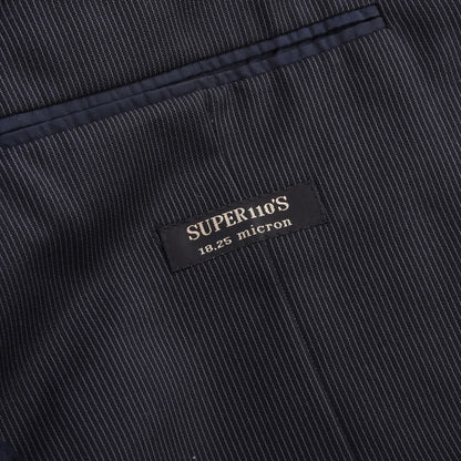 Corneliani 100% Wolle 18,25 Mikron Anzug Größe 48 Brust ca. 50,5cm - Nadelstreifen