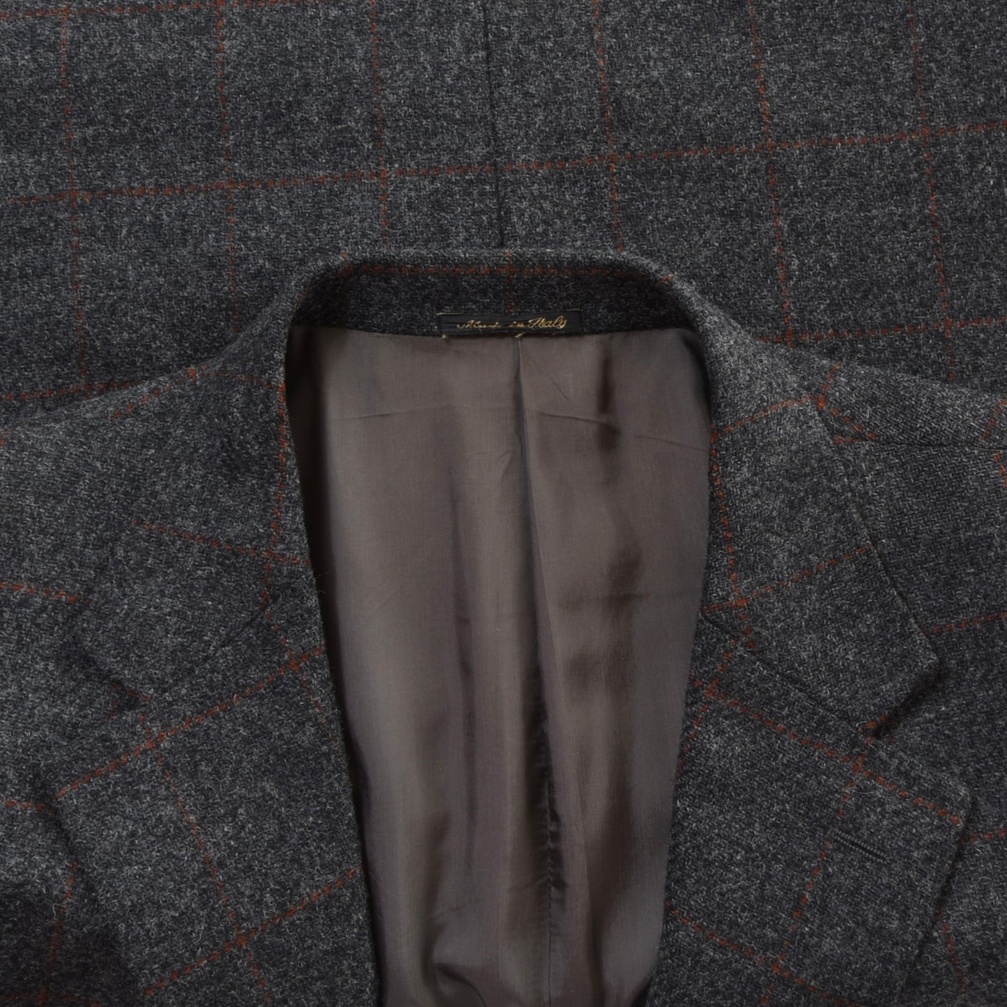 Mabro Uomo Harris Tweed Jacket Size 58 ca. 62cm - Grey