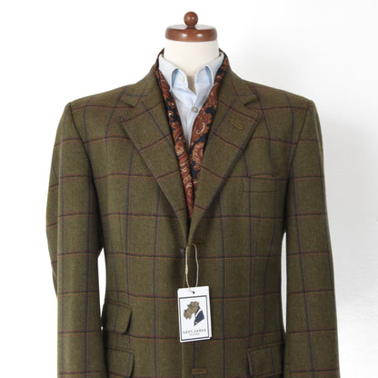 DAKS London Tweed Jacket Size 102 - Windowpane