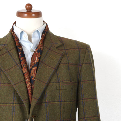 DAKS London Tweed Jacket Size 102 - Windowpane