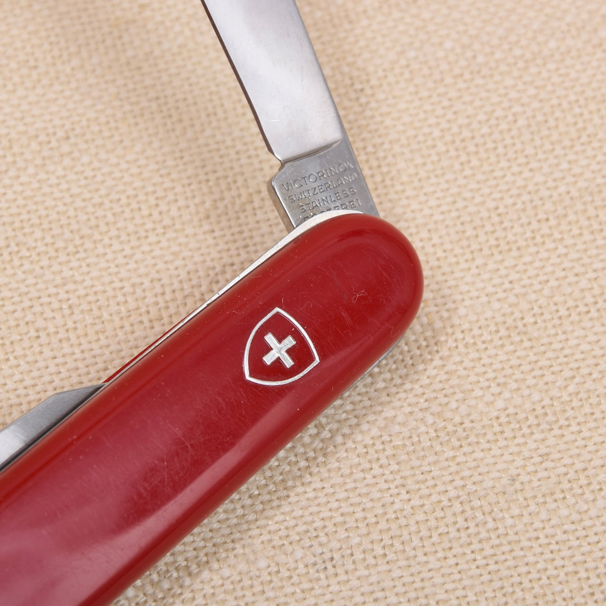 Vintage Victorinox Lumberjack Taschenmesser 1980er Jahre - Rot