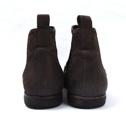 Santoni Suede Chelsea Boots Size 9 1/2 - Brown