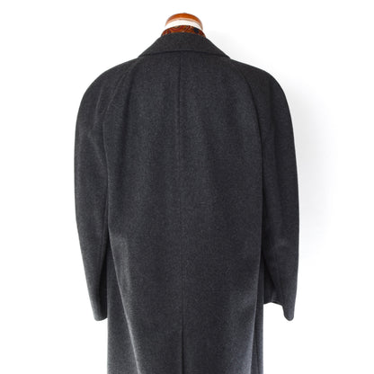 Exclusiv 100% Wool Balmacaan Coat Size 52 - Grey