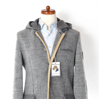 Stapf Tirol 100% Wool Jacket Model 'Manu' Size 50 ca. 53cm - Grey