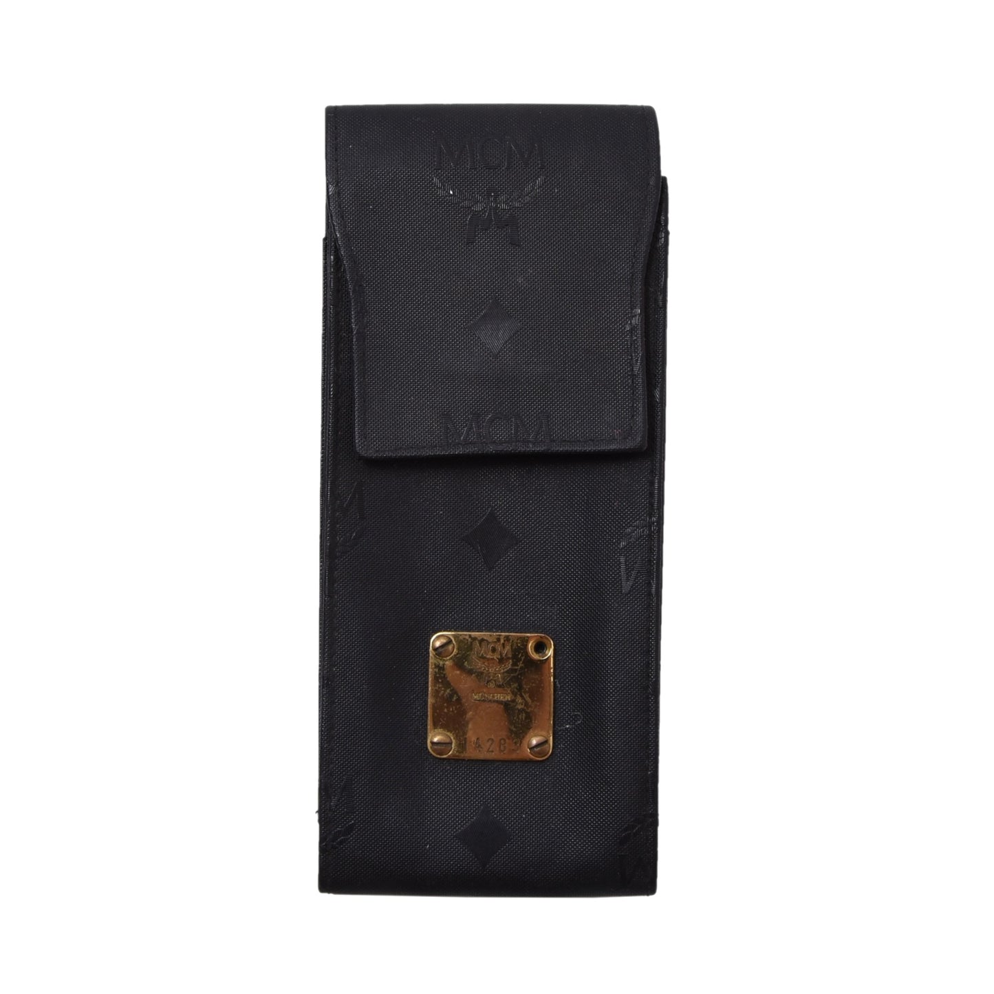 Vintage MCM Sunglass Case/Wallet - Black