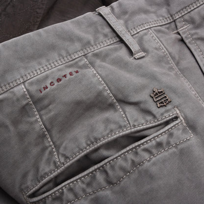 Incotex Hose/Chinos, Größe W31, Slim Fit, ca. 40 cm - Grau
