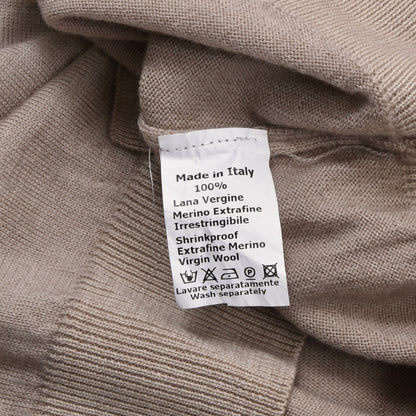 Andrew's Ties Collection Wool Sweater Vest/Waistcoat Size 50/M Chest ca. 48cm - Tan/Beige