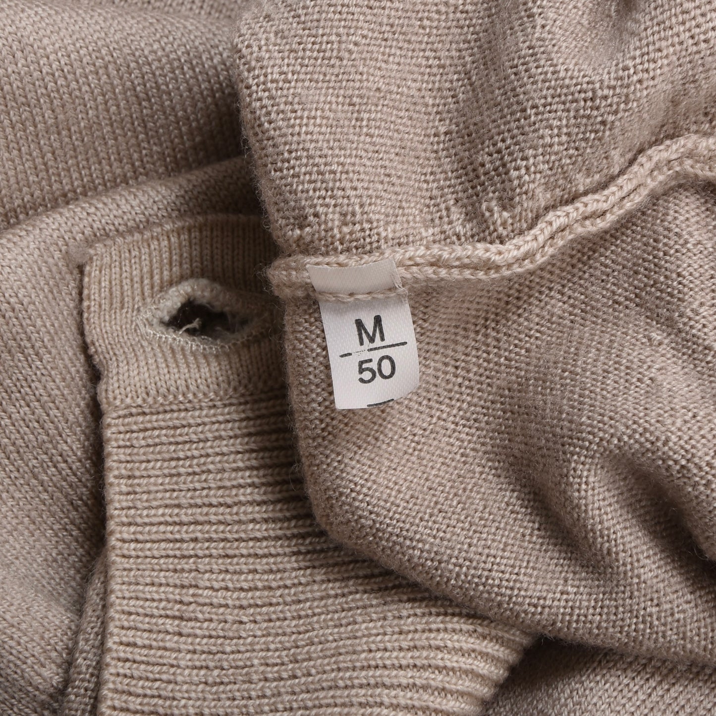 Andrew's Ties Collection Wool Sweater Vest/Waistcoat Size 50/M Chest ca. 48cm - Tan/Beige