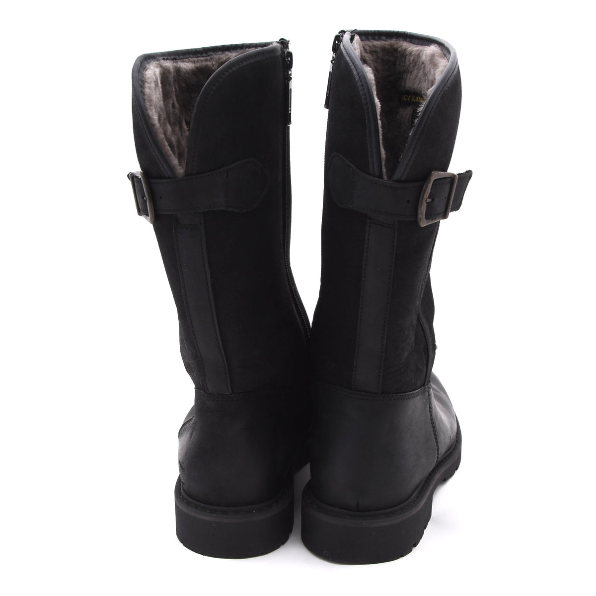 Fretz Men Gore-Tex Lammfell Stiefel Gr. 7,5 - Schwarz