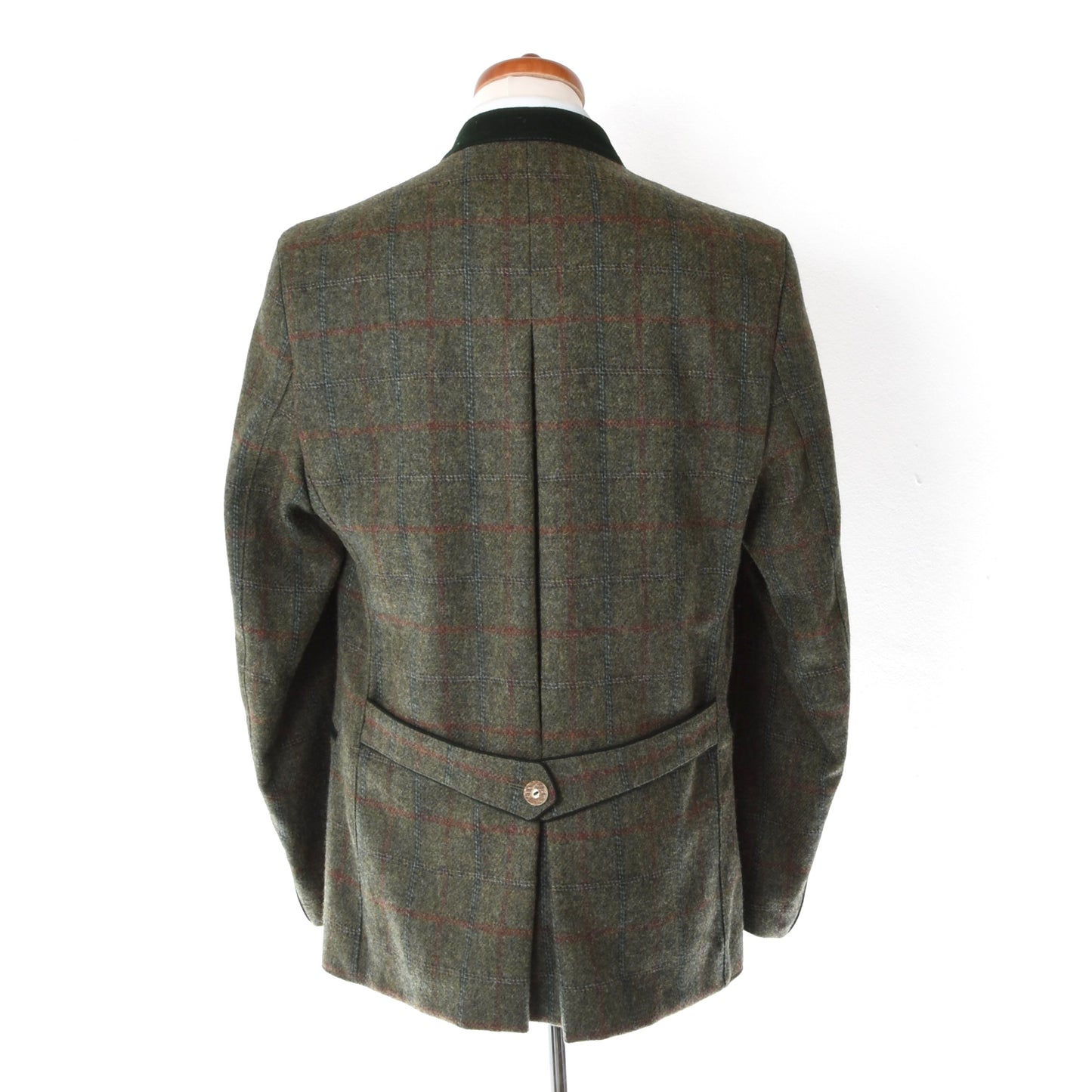 Allwerk Wool Tweed Janker/Jacket Size 48 ca. 54cm - Green