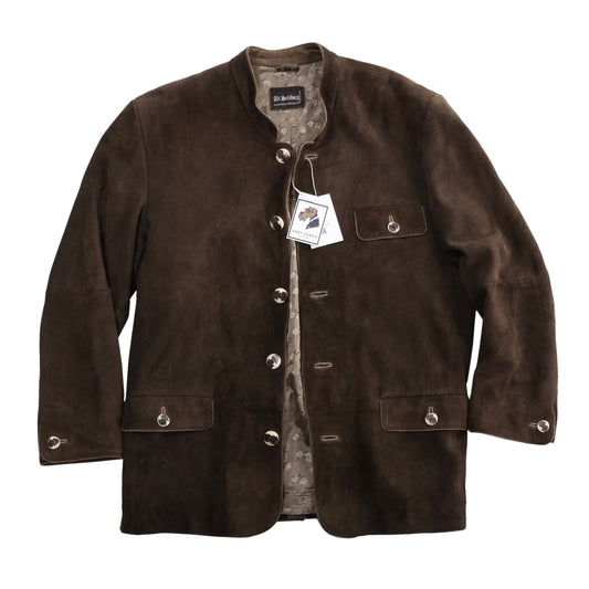 Alt Salzburg Leder Janker/Jacke ca. 59,5 cm – Braun