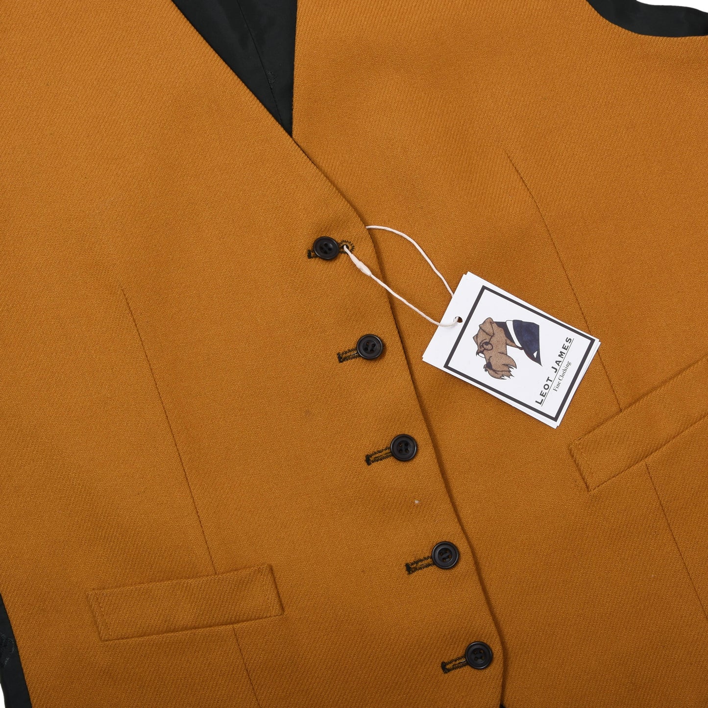 DAKS London Vintage Wendeweste/Weste Größe 54 Brust ca. 58,5cm - Kariert/Gelb