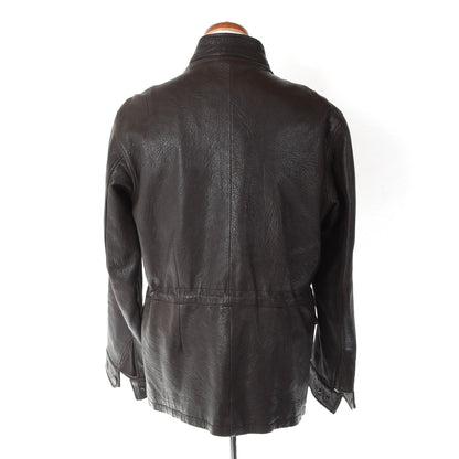 Strellson Leather Jacket Size M/50 Chest ca. 55.5cm - Brown