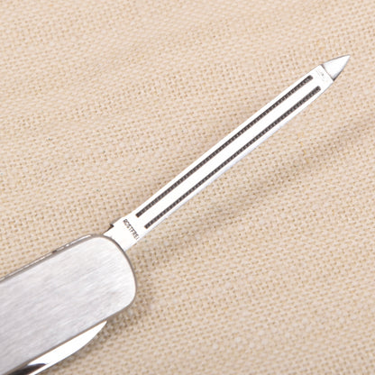 NOS Vintage Goldpfeil Lederetui + Solingen Taschenmesser