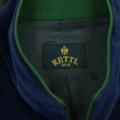 Rettl Cotton Velvet Vest - Blue