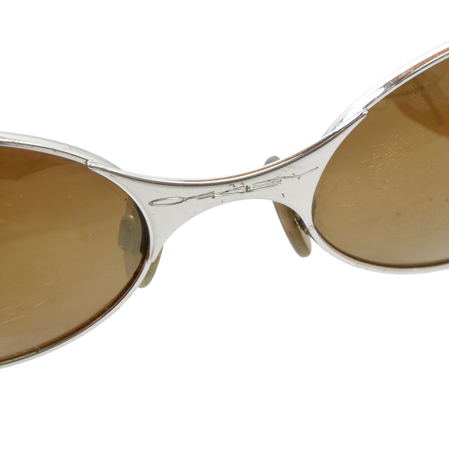 Oakley E-Wire (Gen 1) Sunglasses - Polished Silver/Gold Iridium