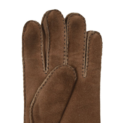 Roeckl Suede Deerskin Lined Gloves Size 9 - Brown no