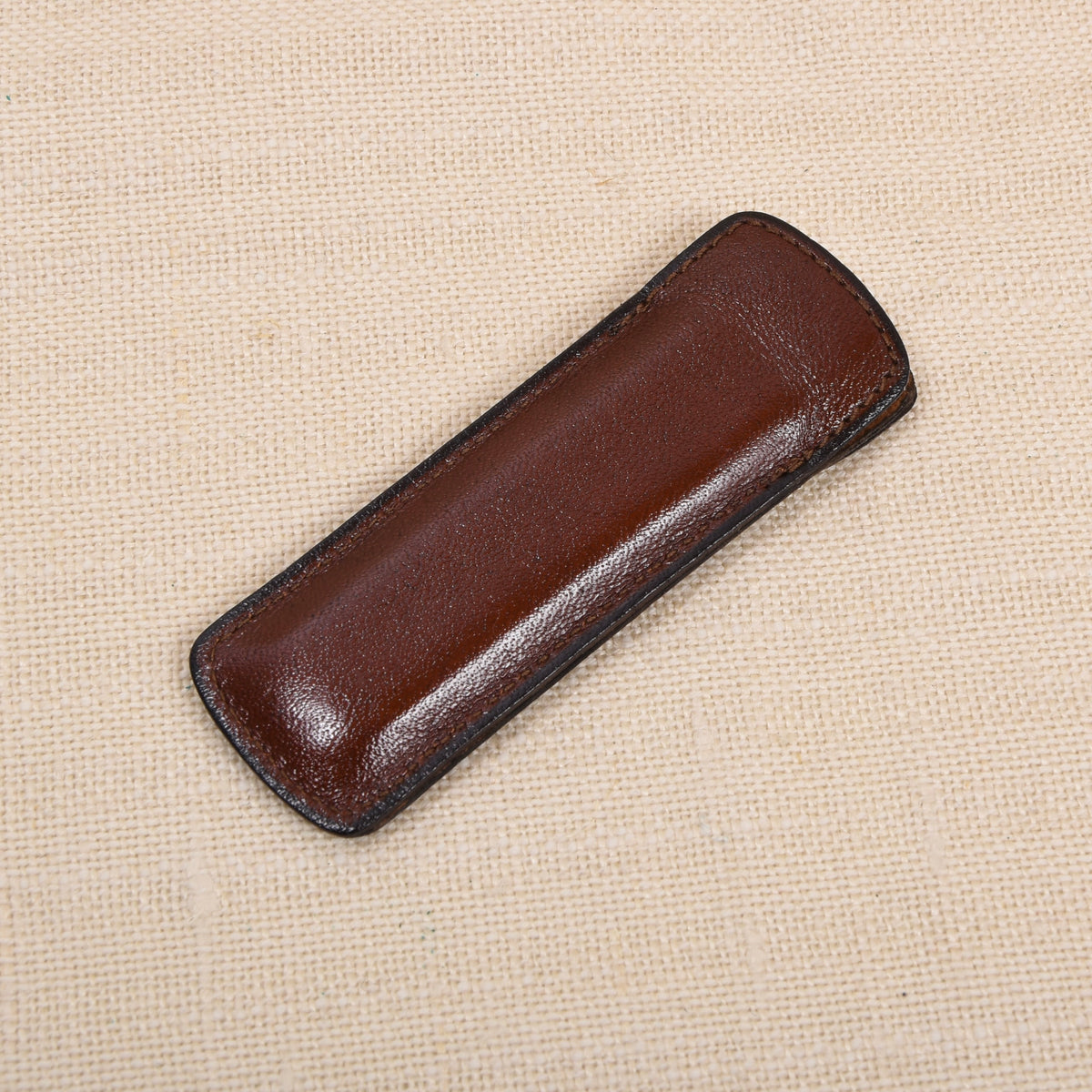 NOS Vintage Goldpfeil Lederetui + Solingen Taschenmesser