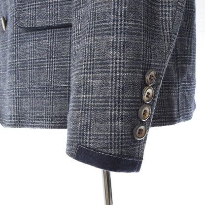 Klampfl Kleidet Wool-Blend Janker/Jacket Size 50 ca. 53.5cm - Plaid