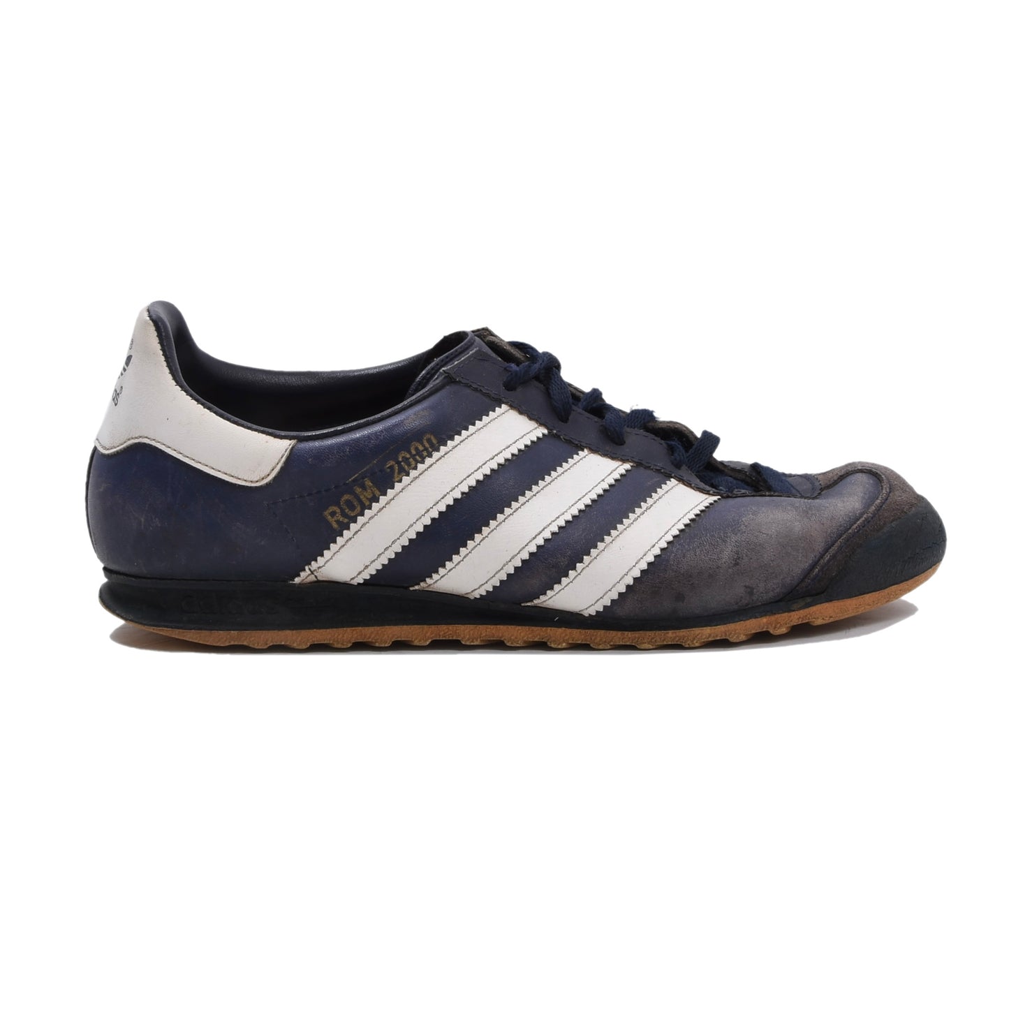 Vintage Adidas Rom 2000 Sneakers von 1983, Größe 5 – Blau