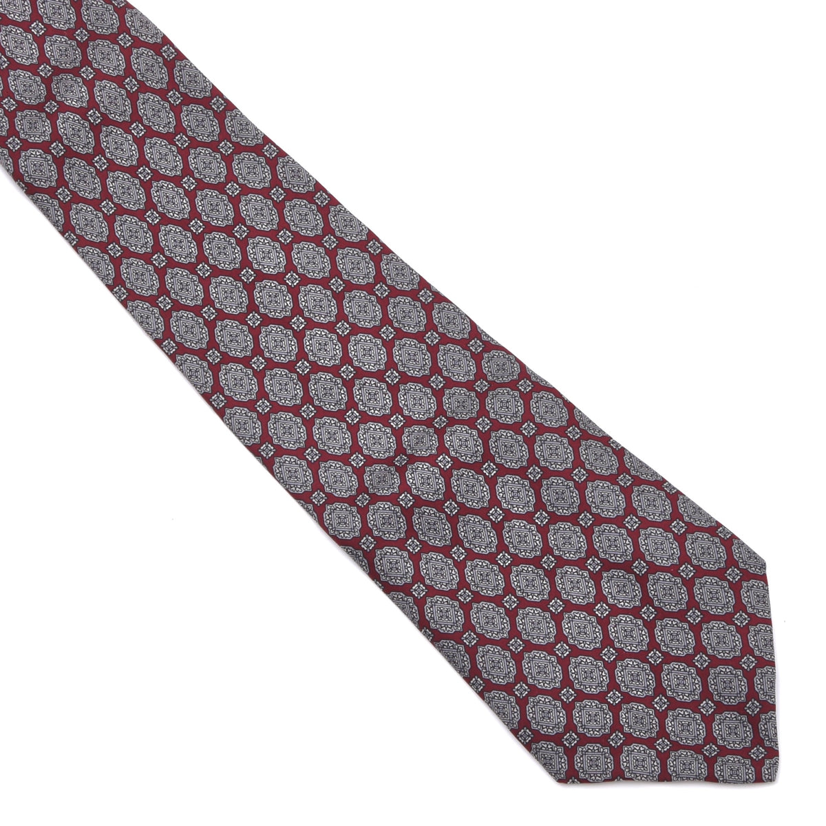 Vintage T. Emmerling Wien Silk Tie - Burgundy Neat
