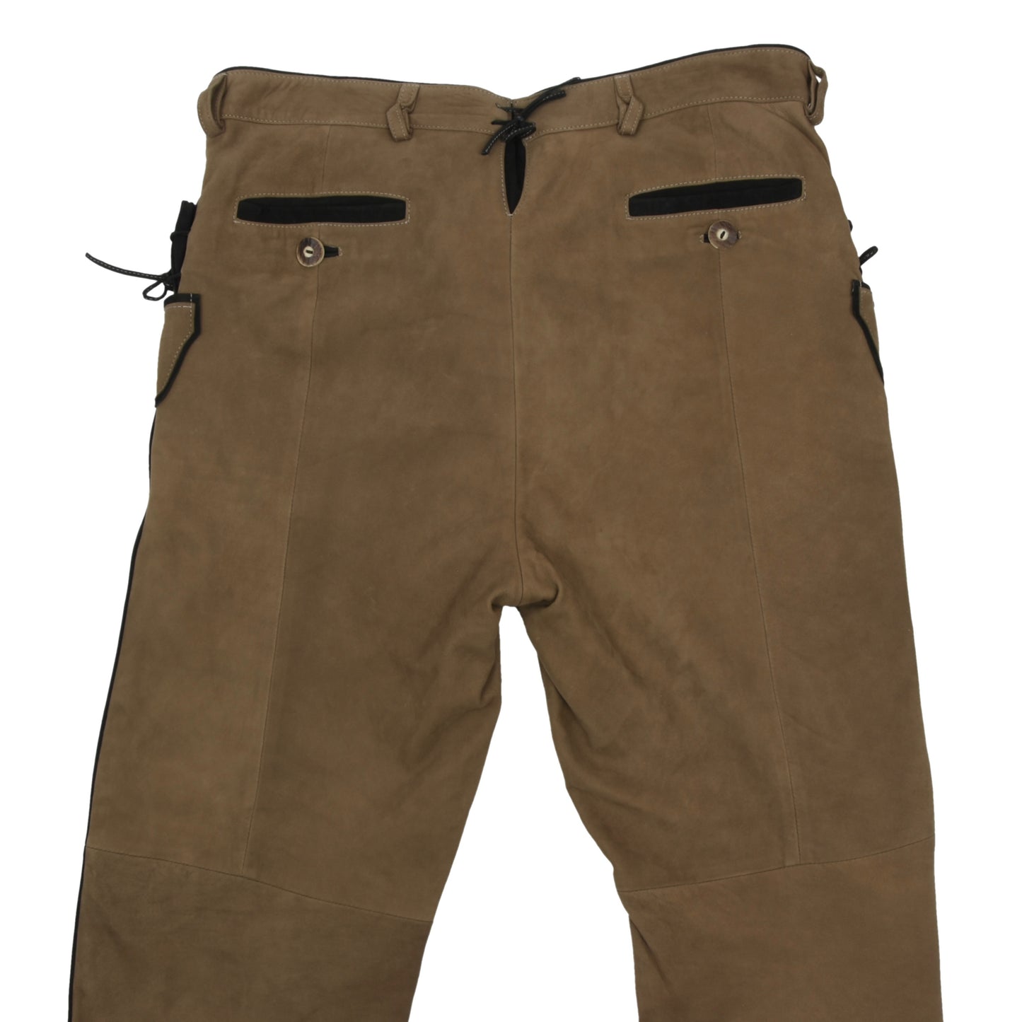 C&A Lederhose aus Schafleder, Größe 56 - hellbraun