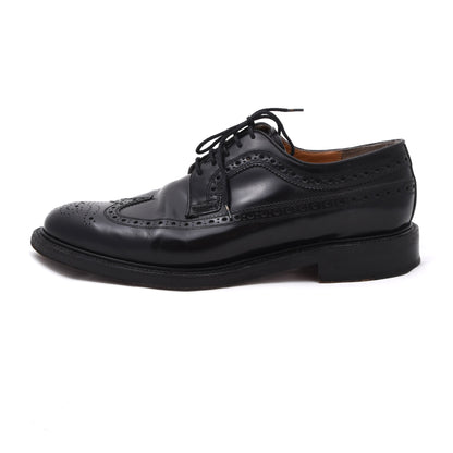Barker Brogue Schuhe Gr. 10 F Made in England – Schwarz