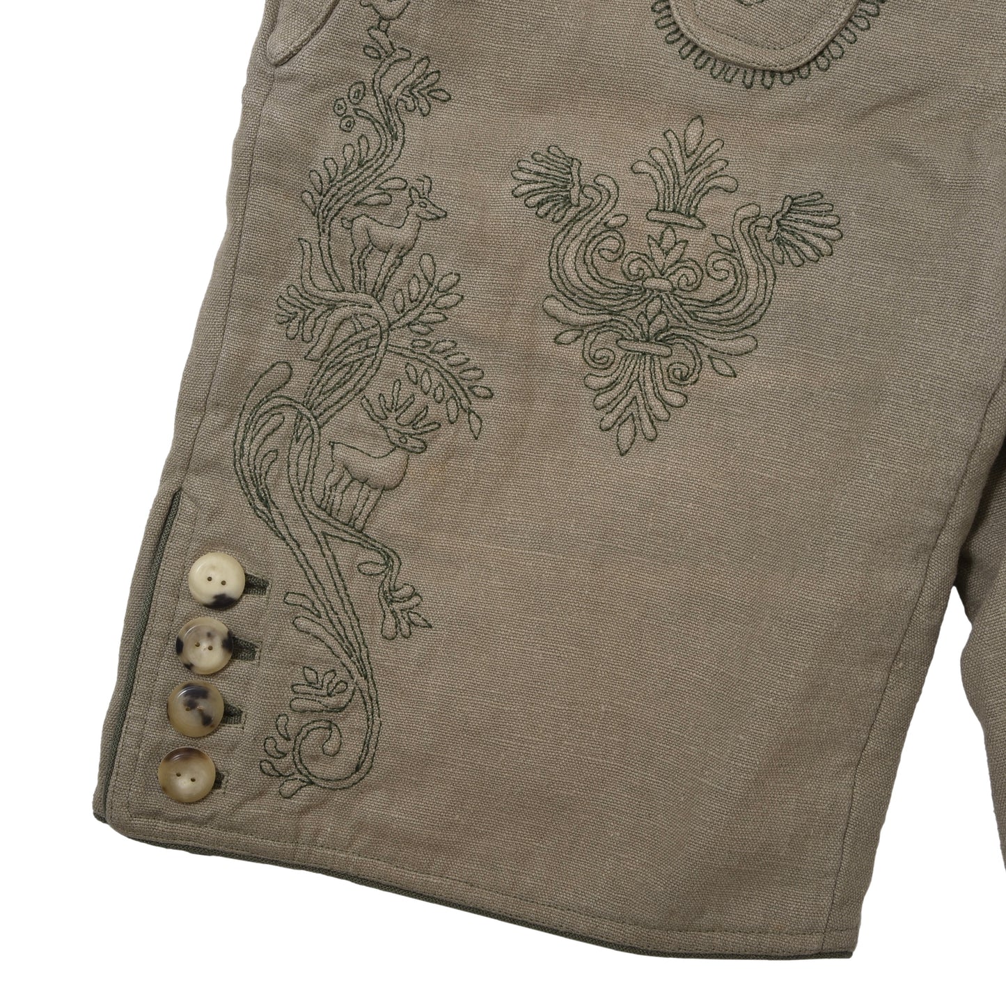 Gössl Hemp/Linen Lederhosen Size 46 ca. 40cm