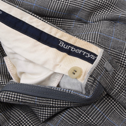 Vintage Burberrys Wollanzug Brust ca. 54cm - Glencheck