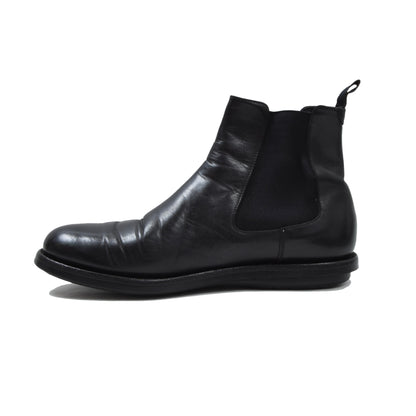 Prada Leather Chelsea Boots Size 9 1/2 - Black