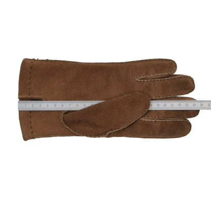 Roeckl Suede Deerskin Lined Gloves Size 9 - Brown no