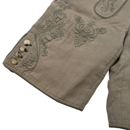 Gössl Hemp/Linen Lederhosen Size 46 ca. 40cm