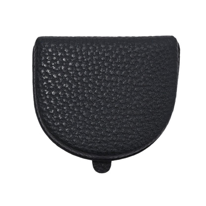 F. Schulz Wien Leather Coin Wallet - Black