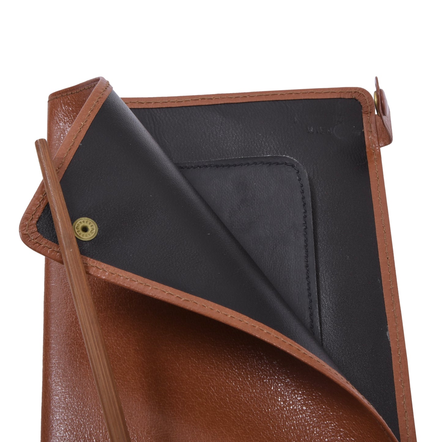 F. Schulz Wien Leather Passport Case/Wallet - Tan