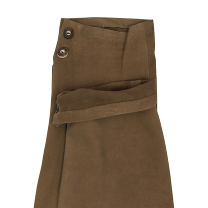 C&A Lederhose aus Schafleder, Größe 56 - hellbraun