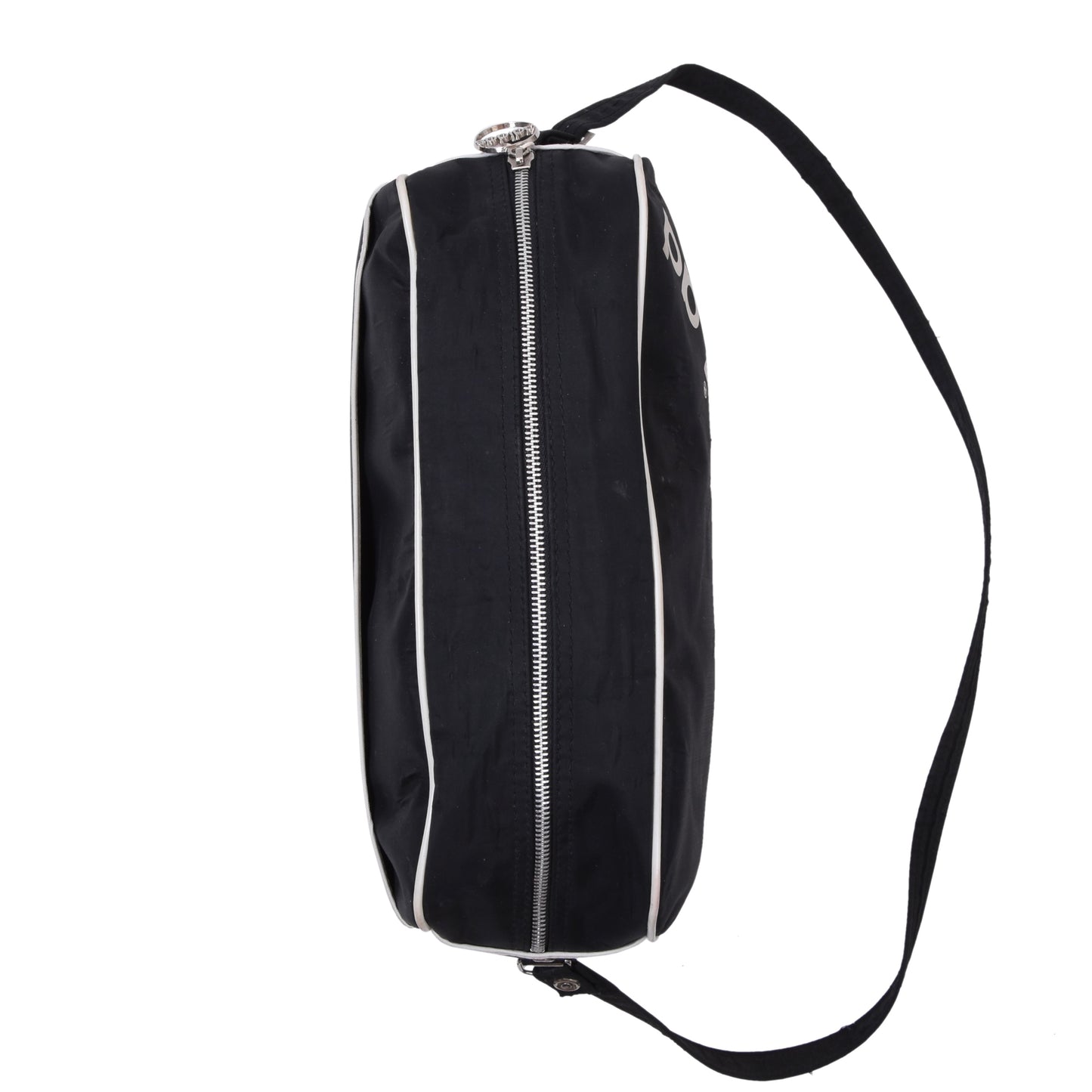 Vintage Adidas Messenger Bag ca. 35cm - Schwarz