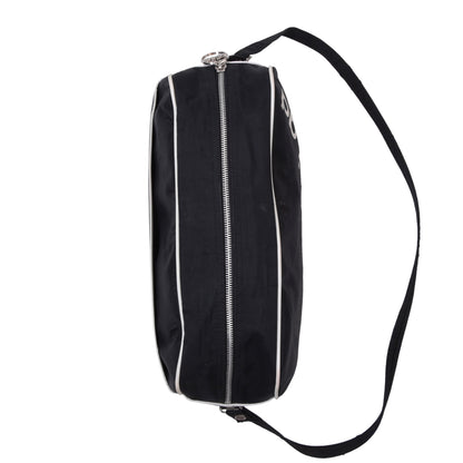 Vintage Adidas Messenger Bag ca. 35cm - Schwarz