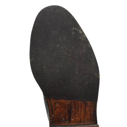 Florsheim Royal Imperial 96624 Schuhe Größe 8E - Schwarz