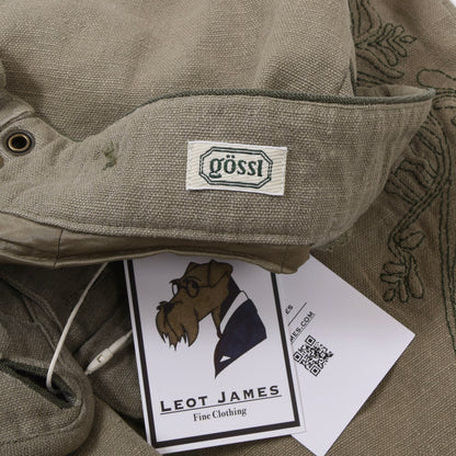 Gössl Hemp/Linen Lederhosen Size 46 ca. 40cm