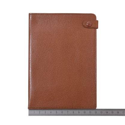 F. Schulz Wien Leather Passport Case/Wallet - Tan