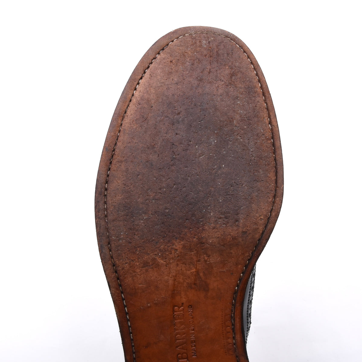 Barker Brogue Schuhe Gr. 10 F Made in England – Schwarz